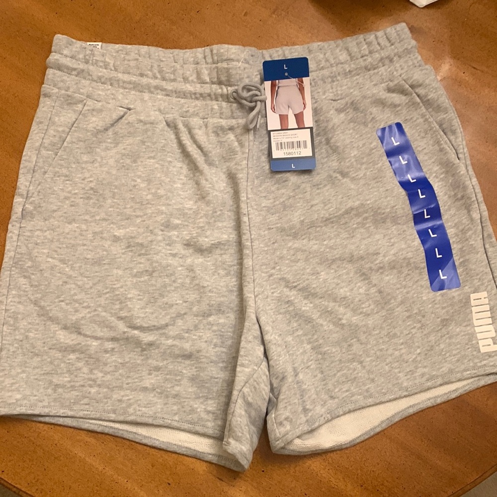 PUMA Modern Basics Short, Gray, Large